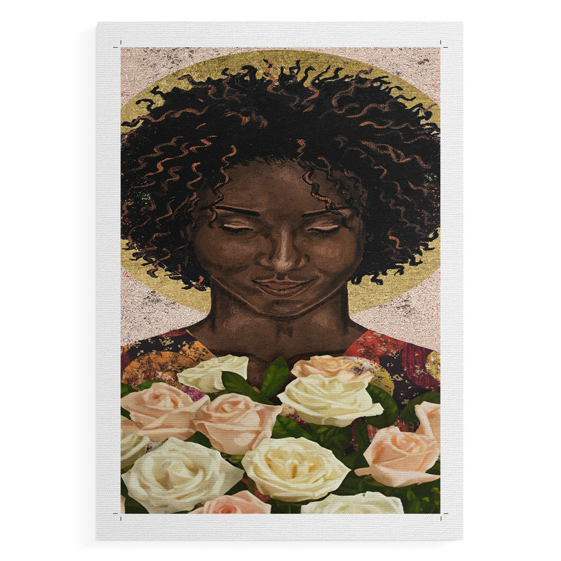 Méditation I - Impression sur toile seulement - NON-CADRE, H 18 po x l 12 po