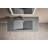 36 in. Wall-Mount or Countertop Bathroom Sink V-Shape Drain Solid Surface Material-69275322