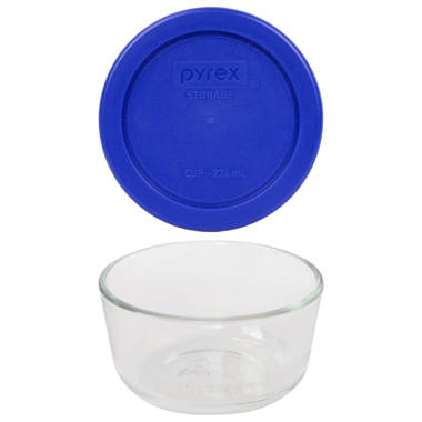  Pyrex 7202 1 Cup Glass Food Storage Container - 2 Pack Made in  the USA: Home & Kitchen