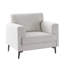 Fauteuil club en lin Blannie-1862683005
