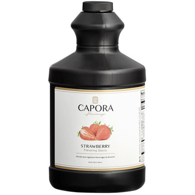 Capora Strawberry Flavoring Sauce 64 Fl. Oz. WS-999SAUSTRWBR