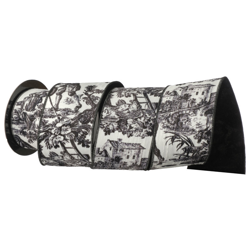 Ruban en velours 4 po X10Y