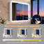 80mm W 70mm H Surface Frameless Medicine Cabinet Mirror 2 Adjustable
