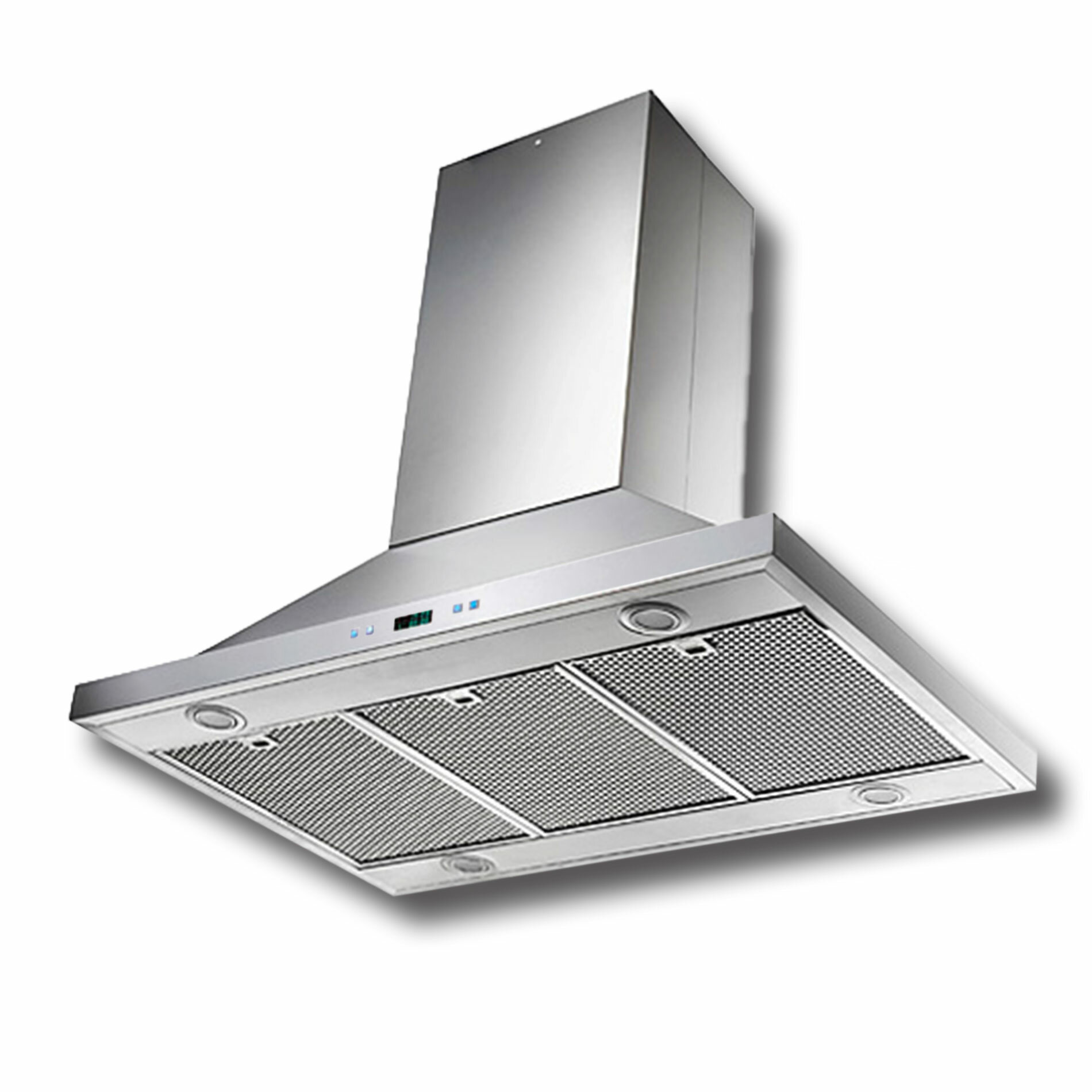 24 chimney deals range hood