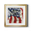 America - Reproduction d'art textuel sur papier encadré-646599110-646599107