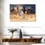 Courir sur un cheval, impression sur toile-92279670