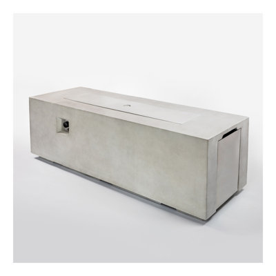 70inch Concrete Large Fire Pit Table