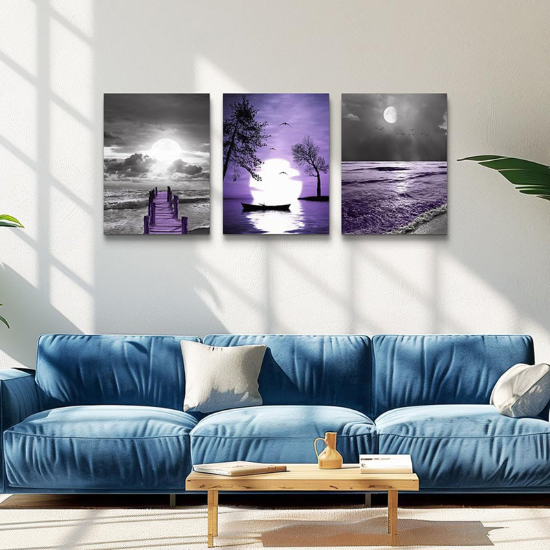 3 Piece Wrapped Canvas Wall Art