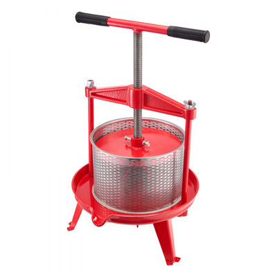 Pressoir manuel à vin pour la fabrication du vin, acier inoxydable 2,38 gallons / 9L