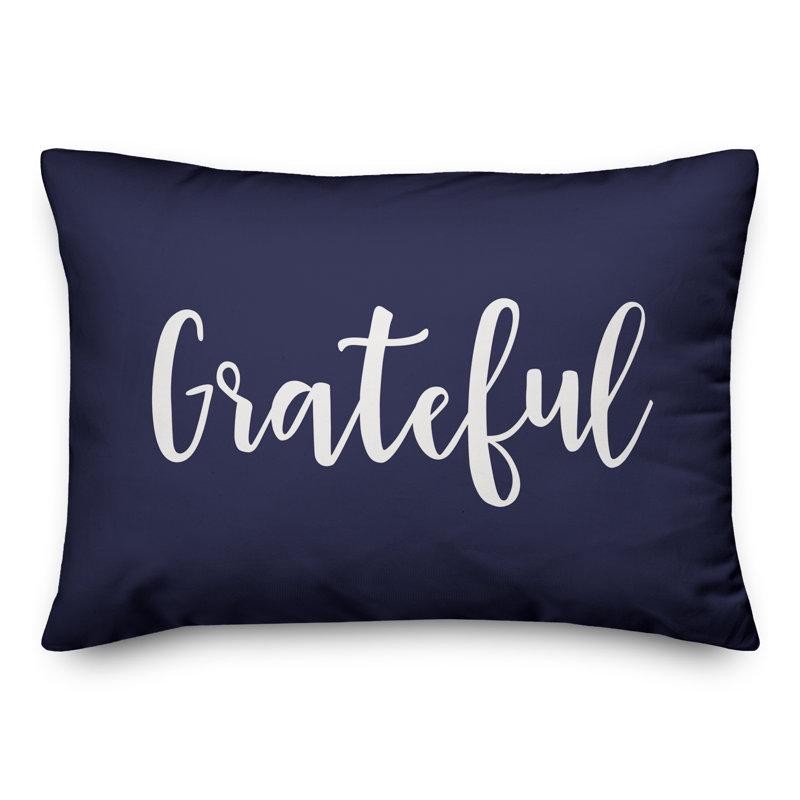  Coussin lombaire Grateful, Bleu marine