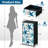 4 Drawer Dresser for Bedroom, Narrow Chest of Drawers, Wooden Top and Study Iron Frame 18"x37.5"-(WxH)