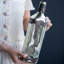 Vase en verre D3x12