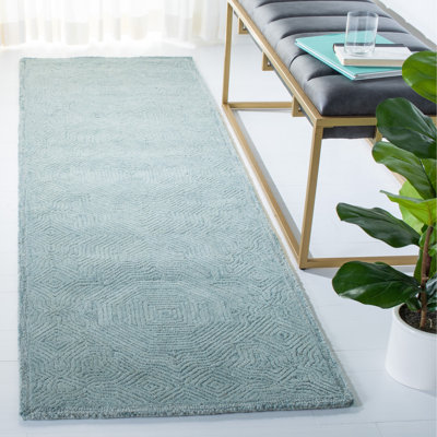 Ahmyiah Hand Tufted Wool Abstract Rug