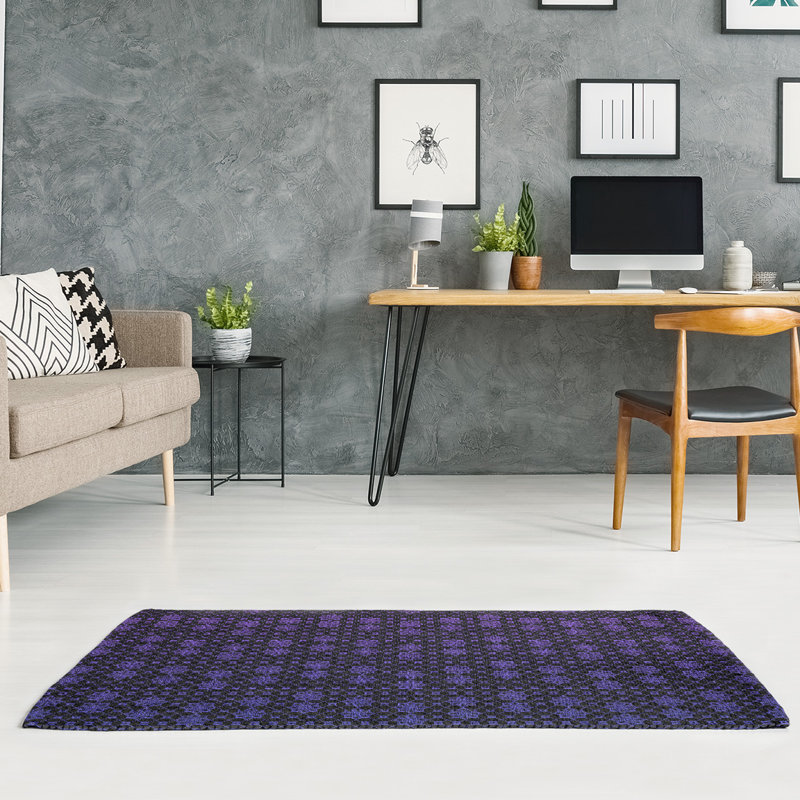 Chenille Geometric Indoor Rug, Rectangle 8' x 10'