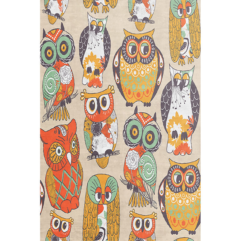 Premium Woven Carpet, 2.6 x 4.0 Feet | 100% Polyester, Antibacterial, Non-Slip Underside | 3D Digital Printing, Machine Washable, Pile Height: 0.04 in | Ideal for Living Room, Bedroom, and Home Decor