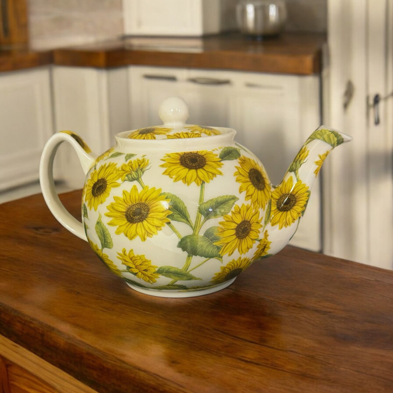 Brambly Cottage Grumium Sunflower Floral Chintz Small Teapot