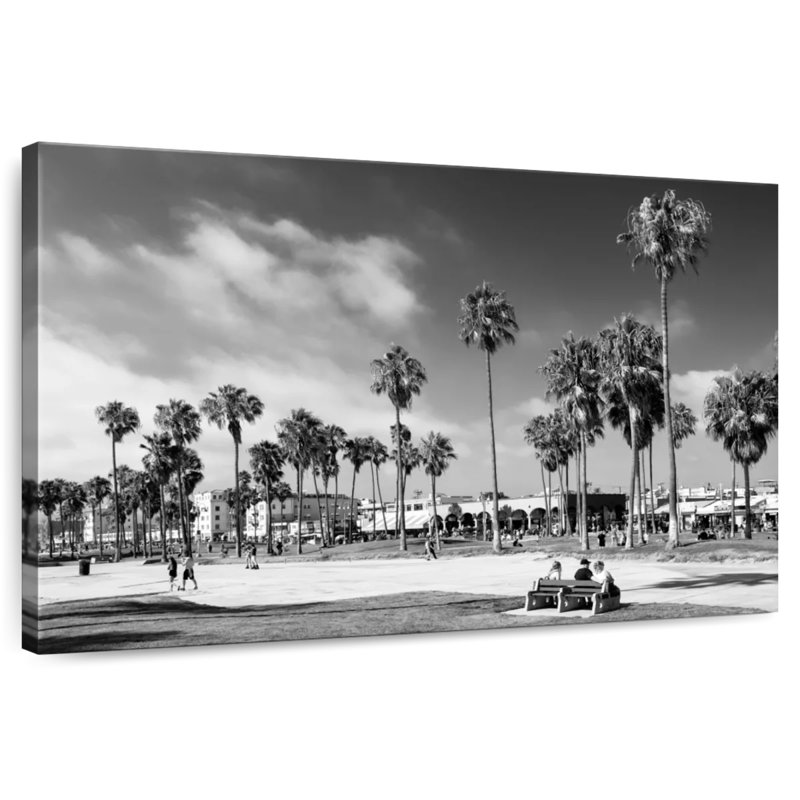 California - Summer At Venice Beach, 8" H x 12" W