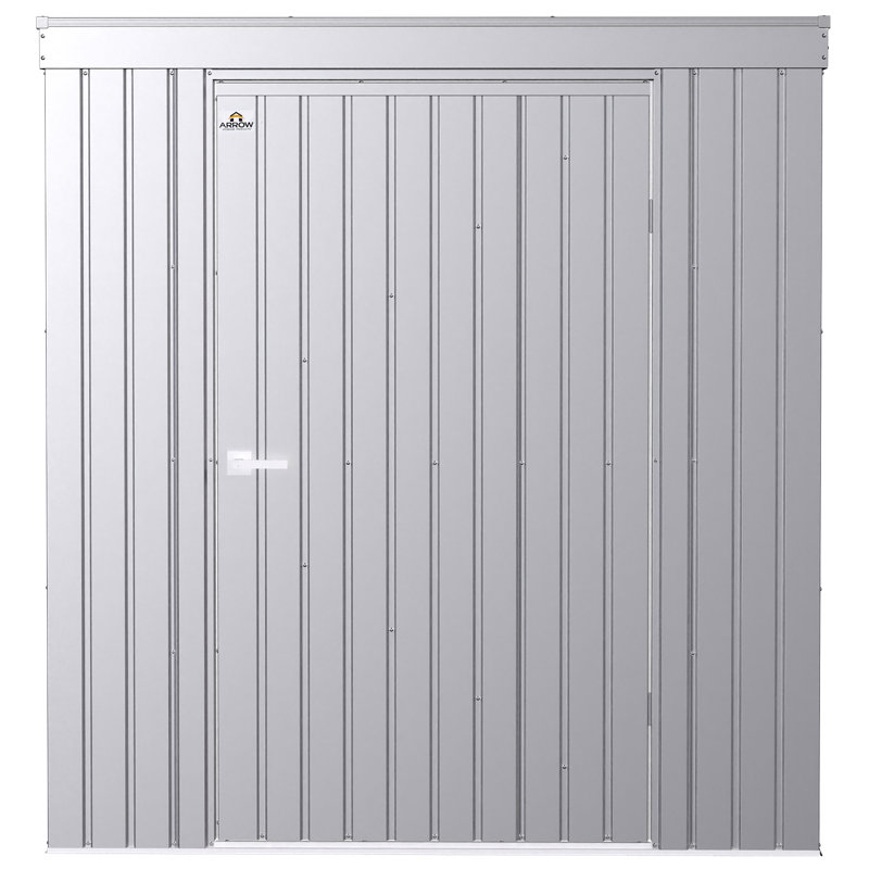 Elite Steel Storage Shed, 6X4, Galvalume