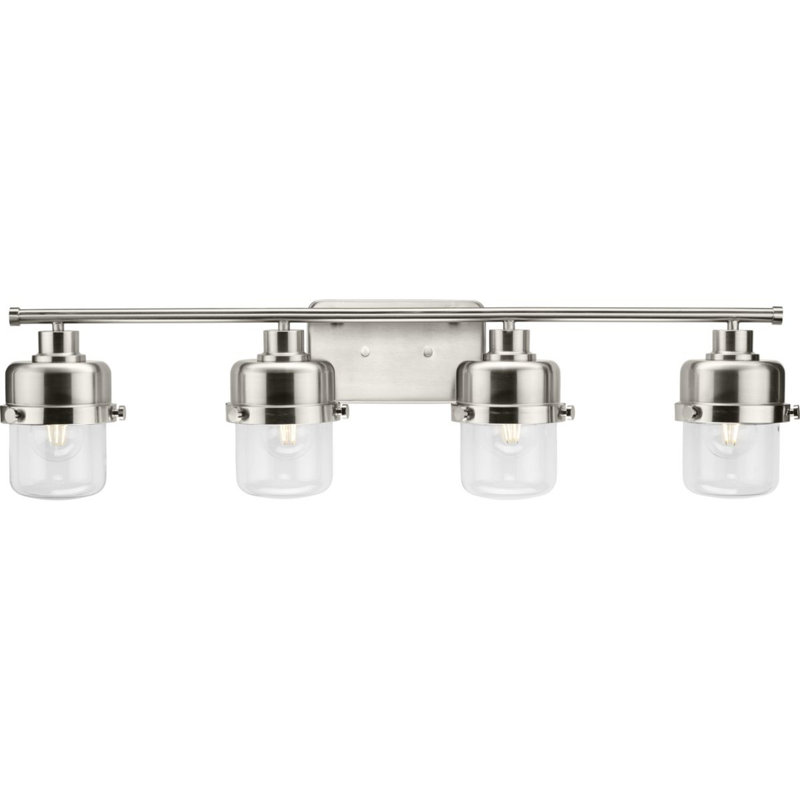 Audric 4 - Light Dimmable Vanity Light, Brushed Nickel