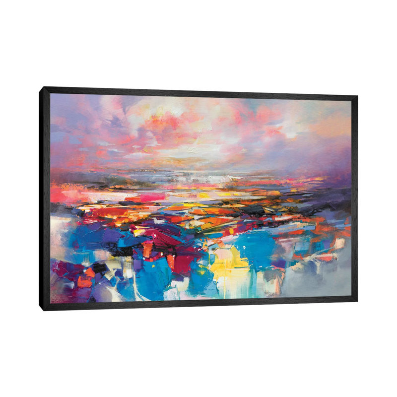 Quantum Gravity by Scott Naismith - Painting on Canvas, 66.04 cm H x 45.72 cm W, Black Framed