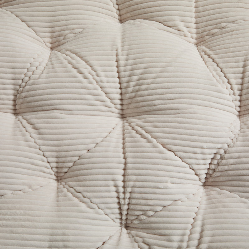 Comfortable Ergonomic Papasan Chair with 360° Swivel and Thick Cushion for Indoor/Outdoor Use, White