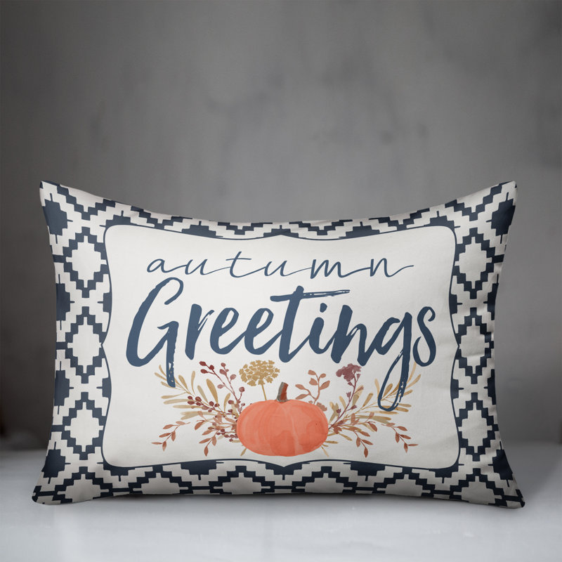  Housse de coussin lombaire Autumn Greetings