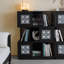Bibliothèque de rangement élégante et tendance