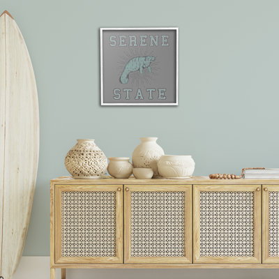 Estampe numérique Serene State Manatee par Spirit Animals / Life Is High