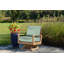St. Lucia Teak Outdoor Swivel Rocking Lounge Chair-361501730
