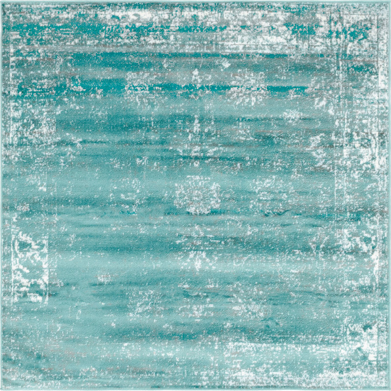Floral Area Rug, Square 183cm