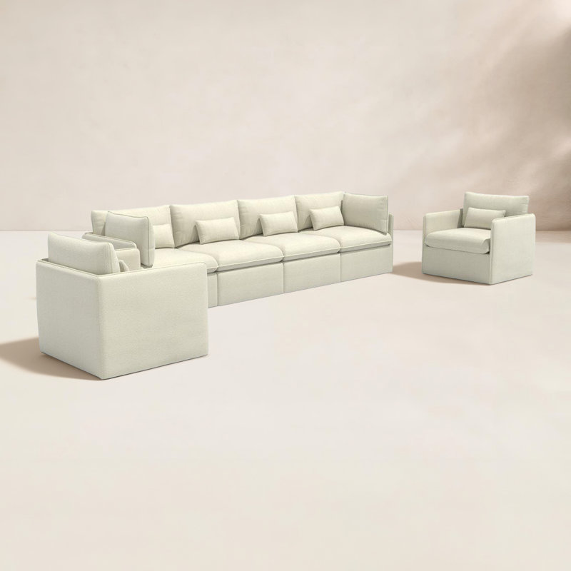 Ensemble de conversation à chaises multiples 6 pièces Valliere