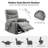 Mariso Dual Motor Faux Leather Power Lift Assist Massage and Heated Recliner (Set of 2) -102303851
