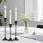 Vintage Taper Candle Holders Set Of 3 With Heavy Base And Non-Slip Velvet For Dining Table Wedding Fireplace Mantel Centerpiece Decor-1153641539