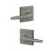 Eller Non-Turning Lever with Upland Trim