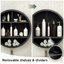 Pharmacie murale ronde avec tablettes Gervon-105699771-97885416