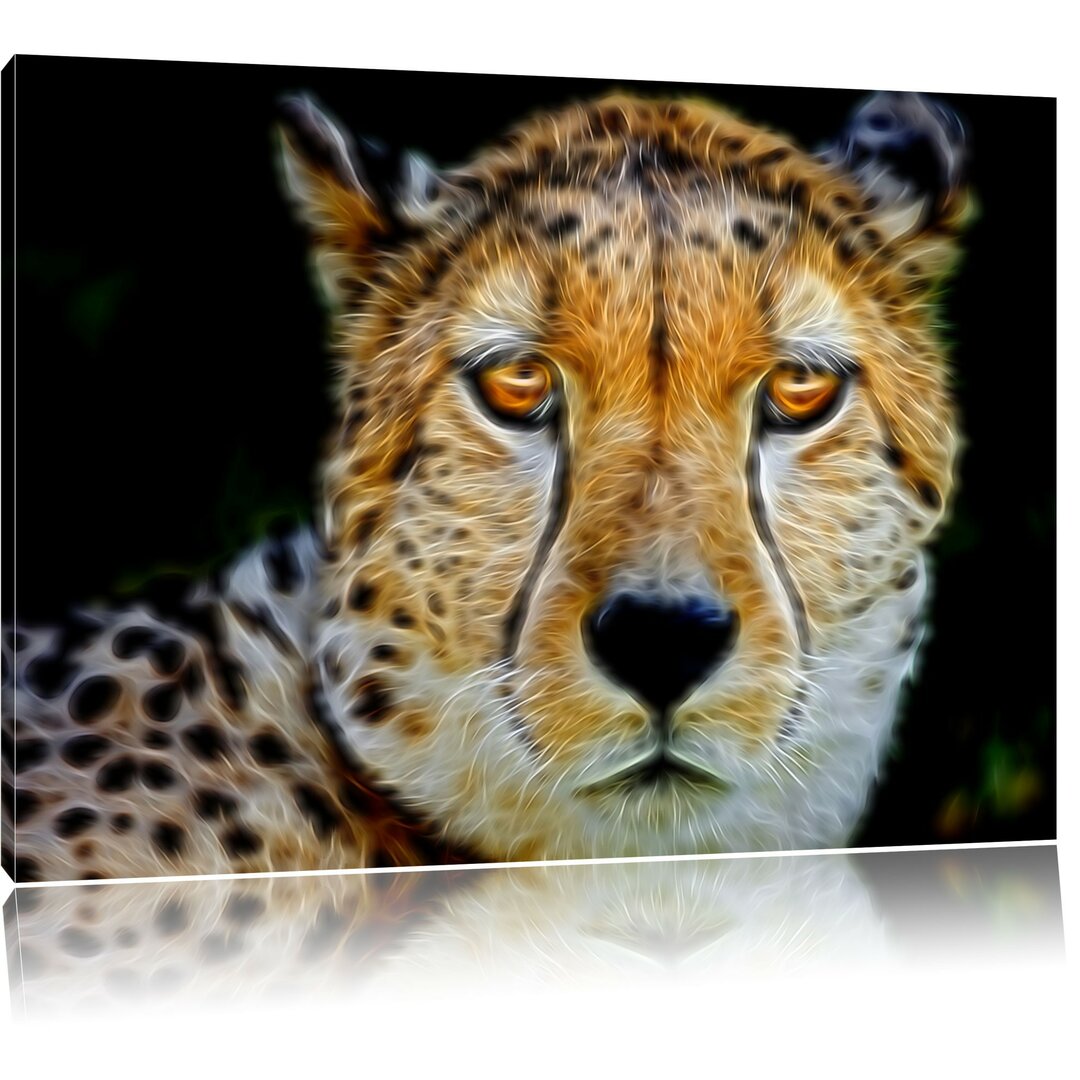 Leinwandbild Ruhender Gepard