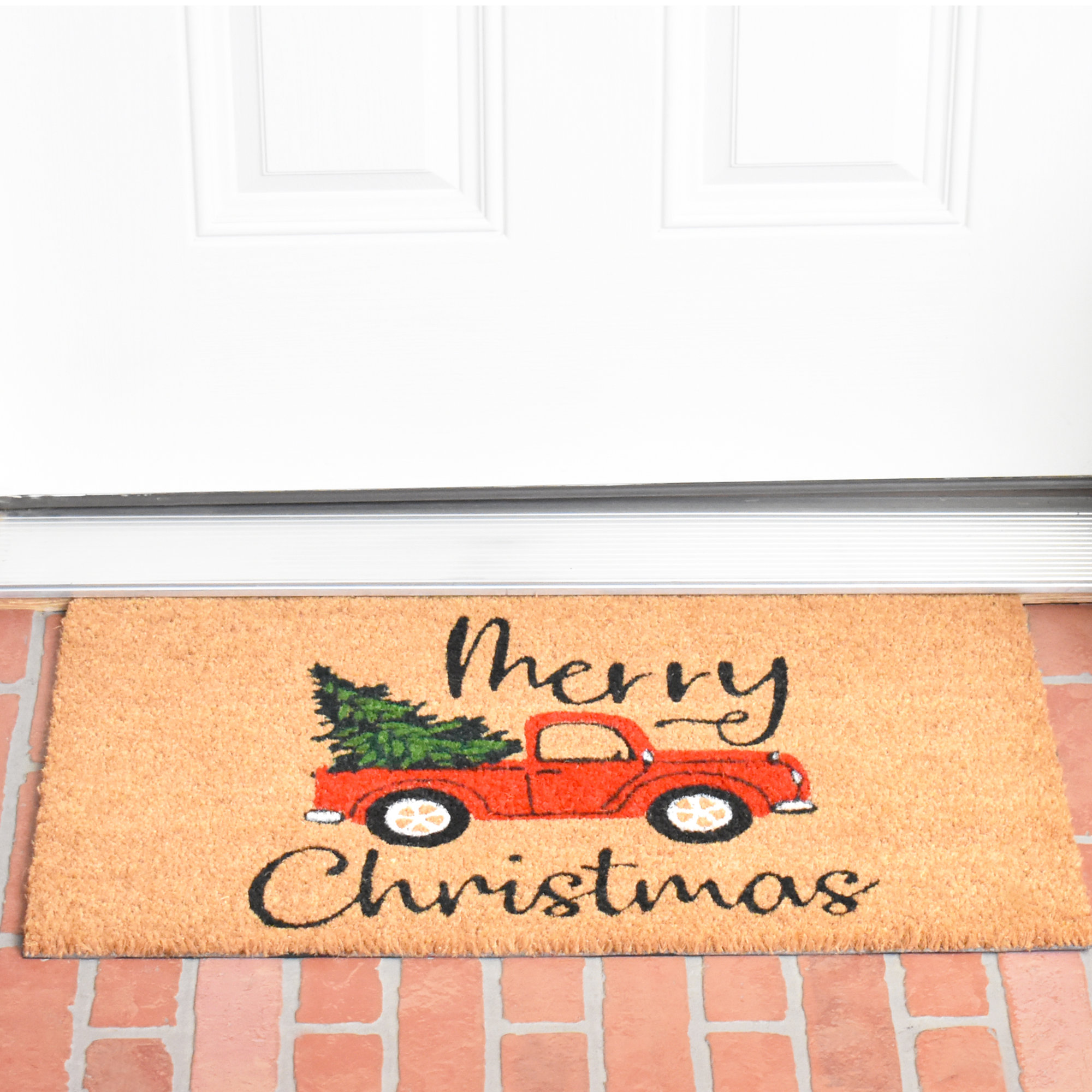 Wynn Non-Slip Christmas Doormat, 24" W x 36" L