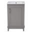 Meuble-lavabo sophistiqué avec lavabo en céramique et espace de rangement abondant-954273980