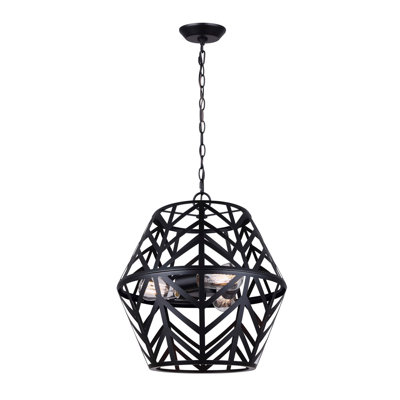 Maud 3 - Light Geometric Chandelier