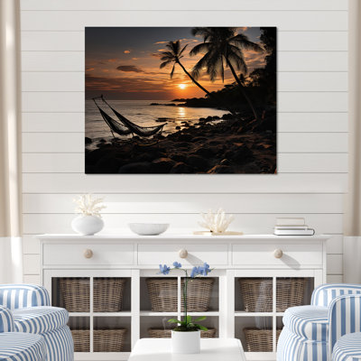 «Allem Beach Tropical Vibes XXIX», reproduction sur toile