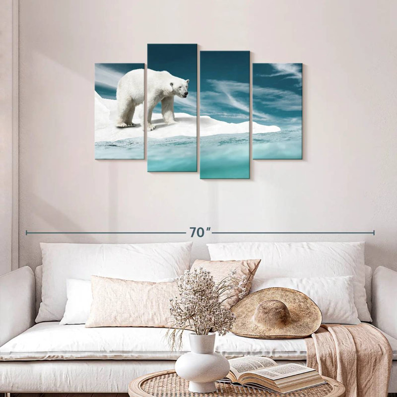 Brampt Ice Bear, 18" H x 30" W