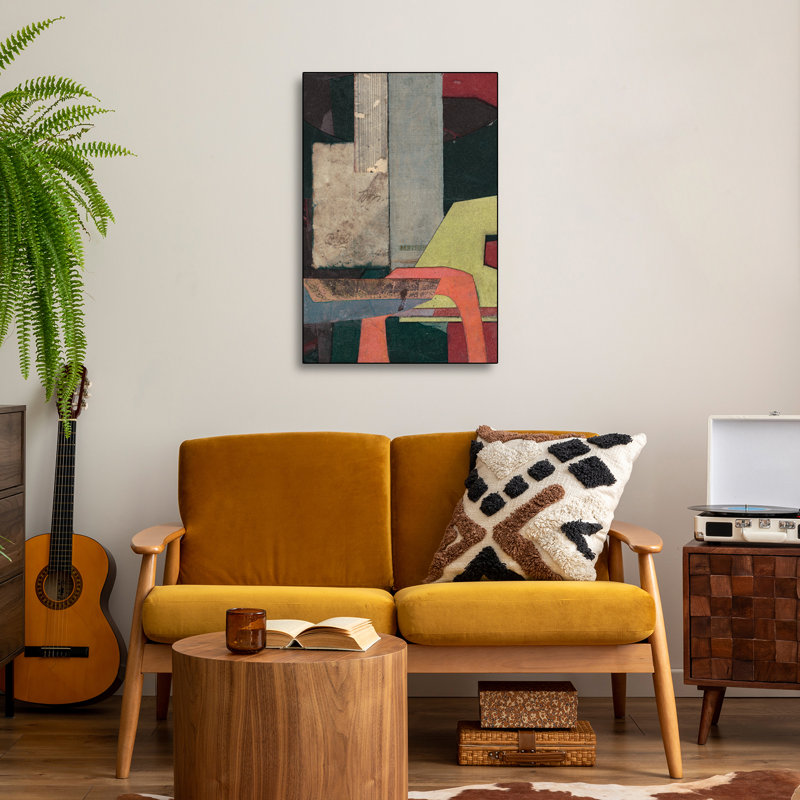 Reproduction d'art sur toile Steemplix, "Mid-Century Collage II" par Rob Delamater