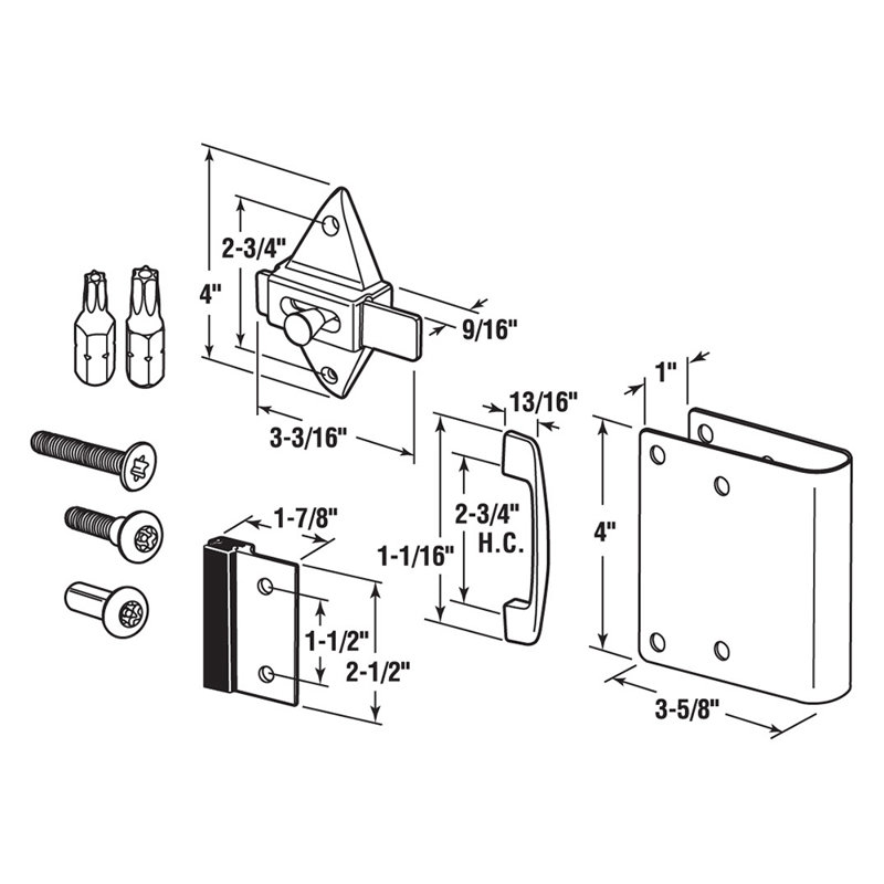 Trousse de réparation pour rebords ronds Prime-Line