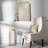 Wood Rectangle Wall Mirror-2092511837