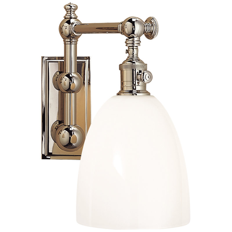 Chapman & Myers Pimlico Single Light, Polished Nickel