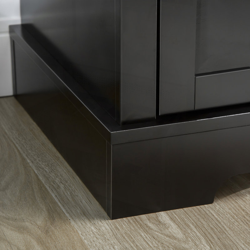 Armoire décorative avec 2 tiroirs et tablettes réglables