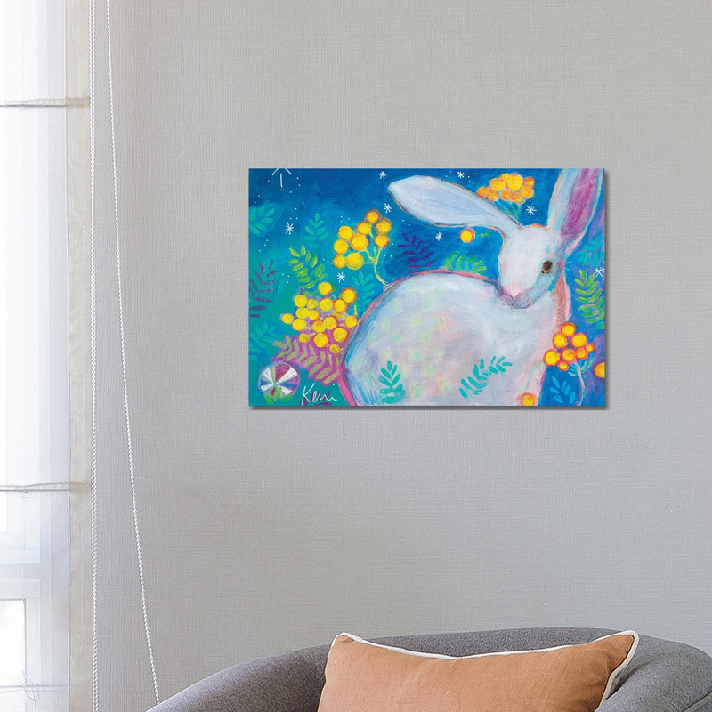 Wild In The Garden by Kerri McCabe - Wrapped Canvas Print