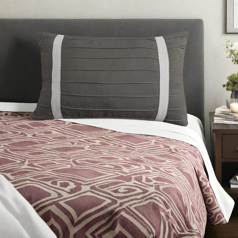 Ensembles de literie luxueux en faux suède, polyester grand format
