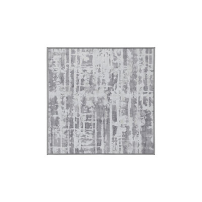 Silky Soft Plush Gray Area Rug