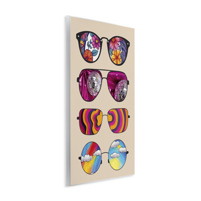 Plaque murale à motif de lunettes de soleil Reflection, design par CAD Designs
